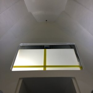 Water tank installed.