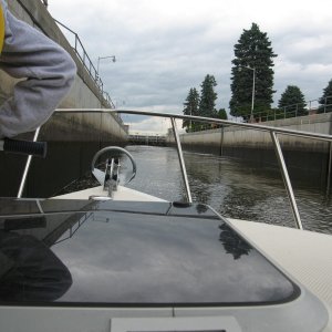 Our first out of nearly 100 locks, the Federal Lock in Troy New York