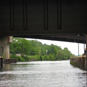 Its actually kind of creepy when the door drops in Lock 17, it makes a low groaning sound and then you are closed in.