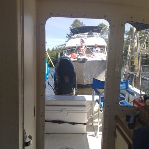 Back over the Big Chute Marine railway