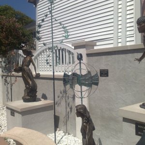 Yard art in Harbor Springs, a very nice town on Northern Lake Michigan