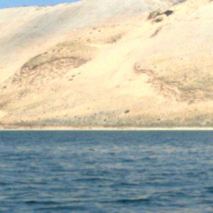 That is a six hundred foot tall sand dune!