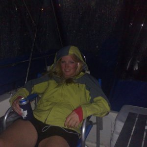 Our only night with rain on Lake Michigan - thunder and lightning most of the night while we were in Muskegon