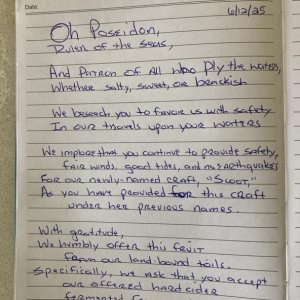 Poseidon's request for safe sailings
