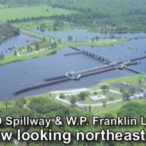 WP Franklin Lock looking northeast