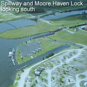 Moore Haven Lock looking south