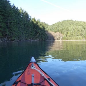 Kayaking around Eagle Harbor