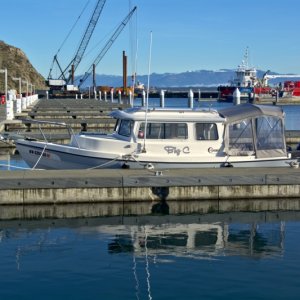 One of the very few boats on the C-docks. These are all packed in the summer months!