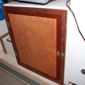 Door to cover old icebox