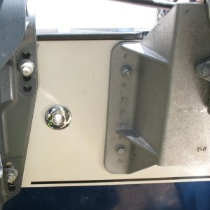 Splashwell drain, finished, transom