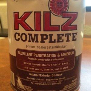 Oil based primer purchased from Home Depot.