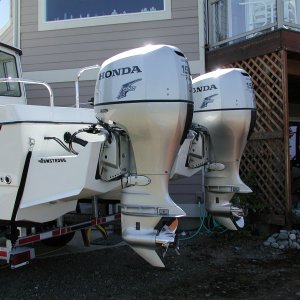 Hondas on short brackets.