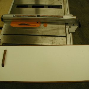New door to cover enlarged access.
