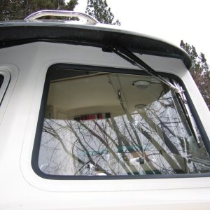 (Sea Skipper) Wiper arms relocated vertically 1-1/2? for better coverage