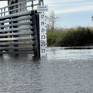 No go to Econ. Bridge up stream side at Gators.