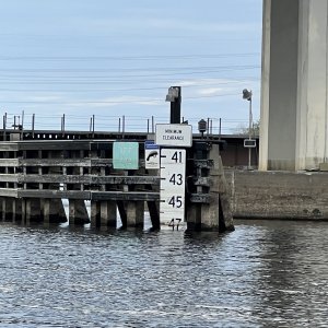 No go to Econ, Lake Monroe bridge upstream.