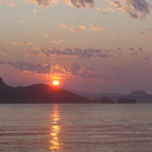 Sunrise on Vancouver Island