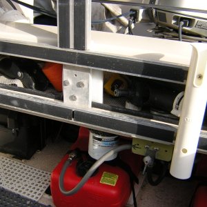 Unistrut support for table and rod holders