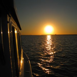 The day's last rays