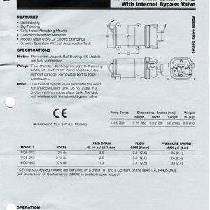 Sea Angel's Water Pump installed in 2005 CD25 by factory, in service since Sept. 2004.