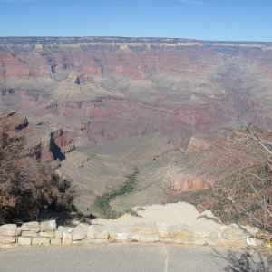 Grand Canyon south rim from the visitor center.  WOW!