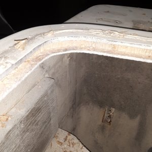 used the aluminum tool I made in the drill to remove the core