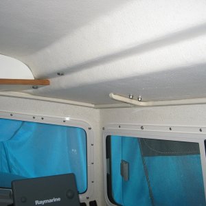 PVC cable raceway. Provides a neat installation for wires