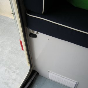 Secondary water pump switch mainly for fresh water wash down. I got tired of trecking water into the cabin every time I watered to shower off after swimming. Main switch is still on panel and left "on".