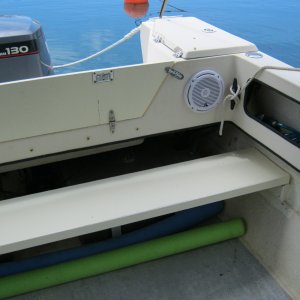 Bench seat. All in all the most useful mod for my boat so far.