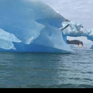 Jody Behind the Iceburg.