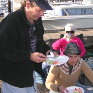 (Pat Anderson) - Jeff and Diane (Immacunada) and Jan (Nine Inches) in Background (I think)