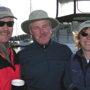 (Pat Anderson) - Ken and Marge (outside, Blue-C) and Brock (center, Bambina)