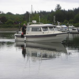 (Anna Leigh) Fred on Anita Marie coming into Fishermans Bay.
