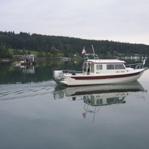 (Knotty-C) Anna Leigh in Fishermen's Bay, Lopez Is.