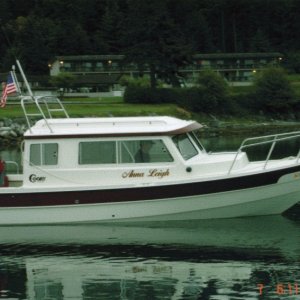 (Ruth & Joe) Pat & David aboard the Anna Leigh