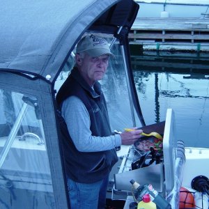 Dans' a cookin on the big boat!