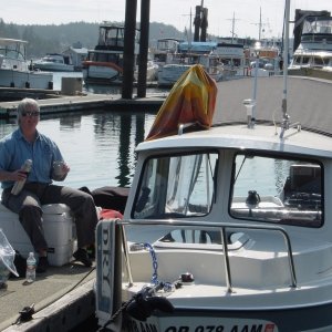 Night before Lopez Nine Inches at 
Friday Harbor