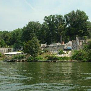 The remains of the Johnny Cash/June Carter home