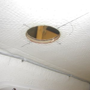Exhaust hole from inside the cabin
