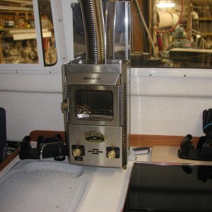 This heater really pumps the heat with a fan.