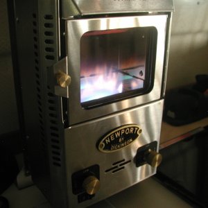 P9000 fireplace in action