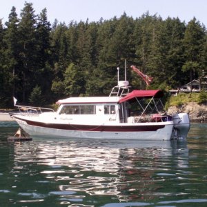 Daydream on the Buoy at Doe Island 8-13-06