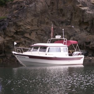 Dayderam at Anchor in Matia Cove 8-14-06