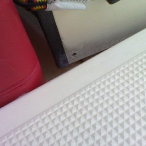 Holes in sole