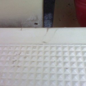Holes in sole