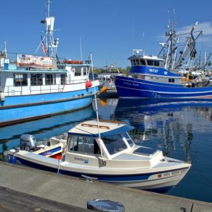 Fishermans Terminal dock in Ballard