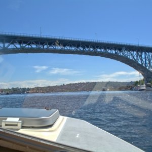 Aurora Bridge heading east