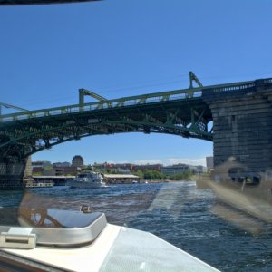 University Bridge heading east