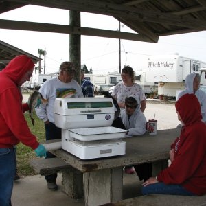 The weigh in staff