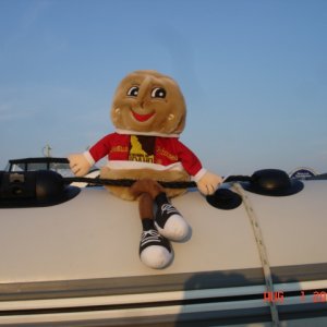 THE POTATO MAN
The prize for having the 
oldest C-Dory at the 
Naniamo CBGT - 
Winners with 88CD are
Terry & Ann 'ROCK C'